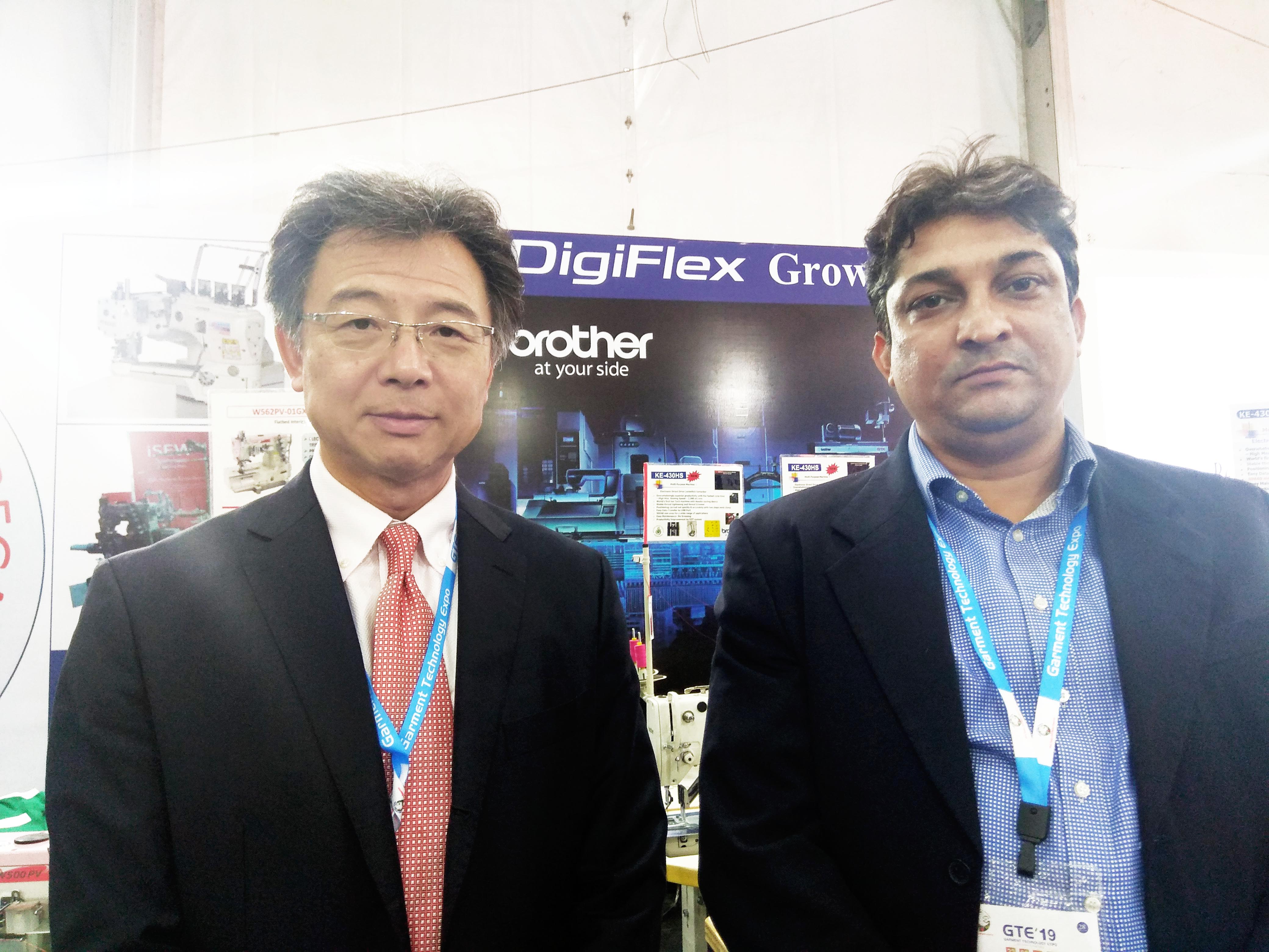 Tatsuya “Terry” Kitamura, General Manager, Brother Industries Ltd. and Rajesh Sarangi, Asst. General Manager, Brother International (India) Pvt. Ltd.