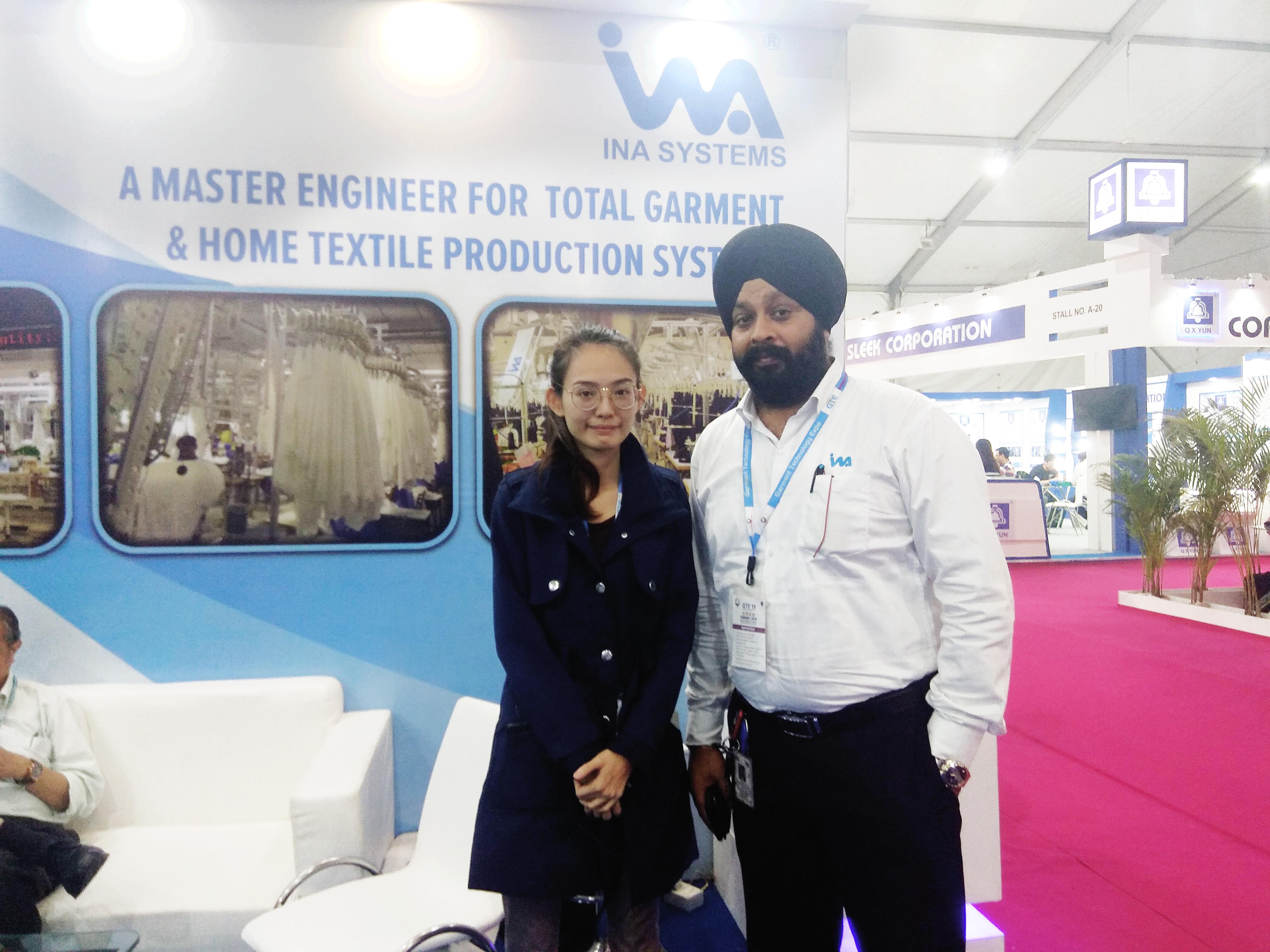 Fayne Ng, Marketing Executive of INL International Technology and Manpreet Singh Walia, Country Manager (India) 