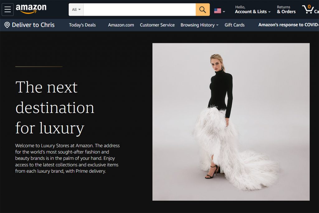 Amazon ‘Luxury Stores’ launching Oscar de la Renta