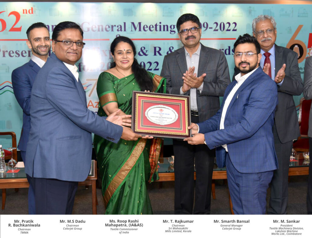 ColorJet Group Bags Award for Exports