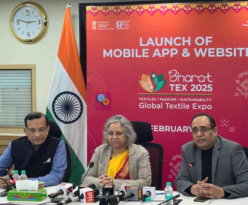 User friendly App and Website for Bharat Tex 2025 Launched