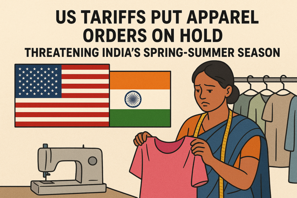 US Tariffs Put Apparel Orders on Hold, Threatening India's Spring-Summer Season
