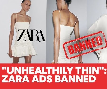 Zara Adverts Banned by ASA Over “Unhealthily Thin” Models