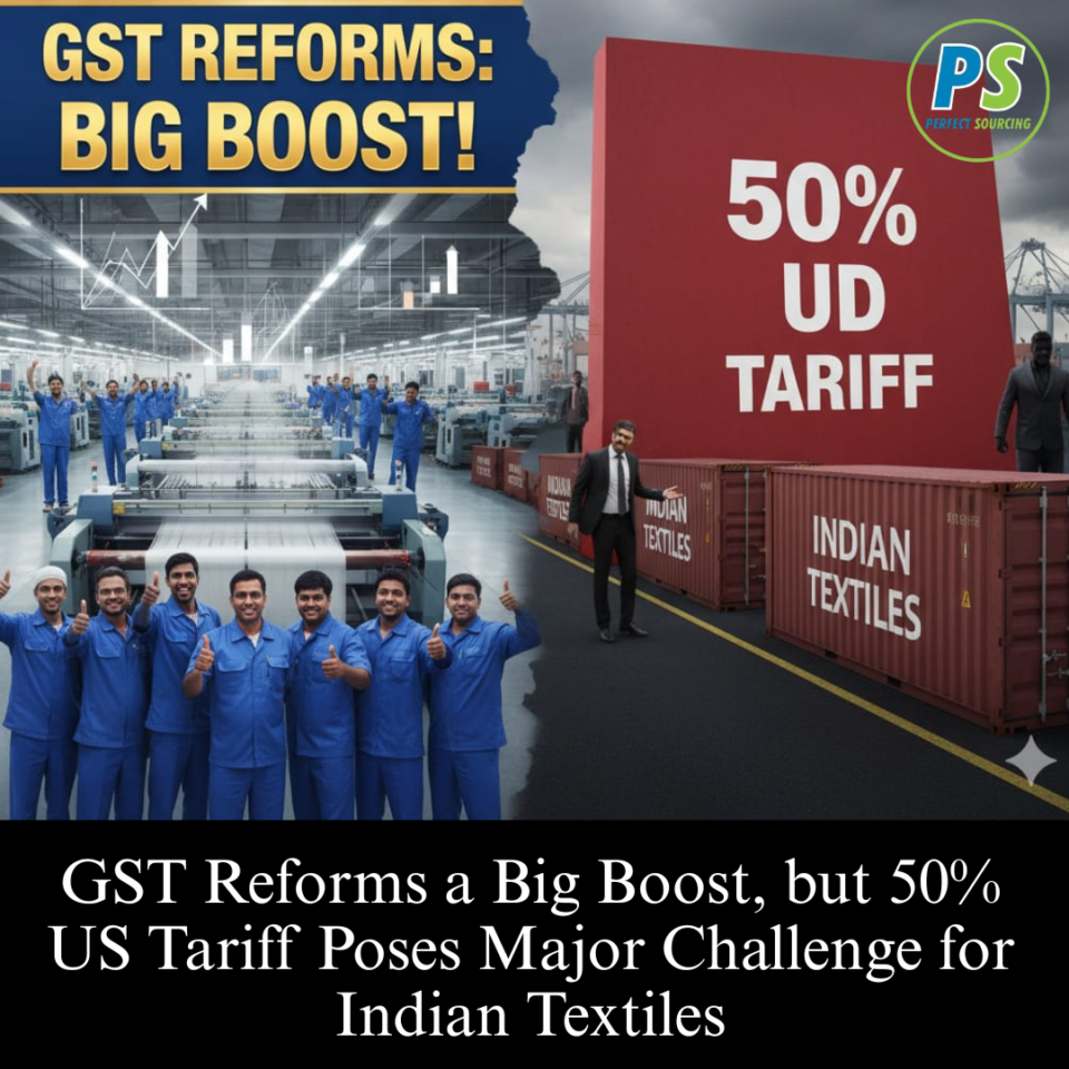 GST Reforms a Big Boost, but 50% US Tariff Poses Major Challenge for Indian Textiles