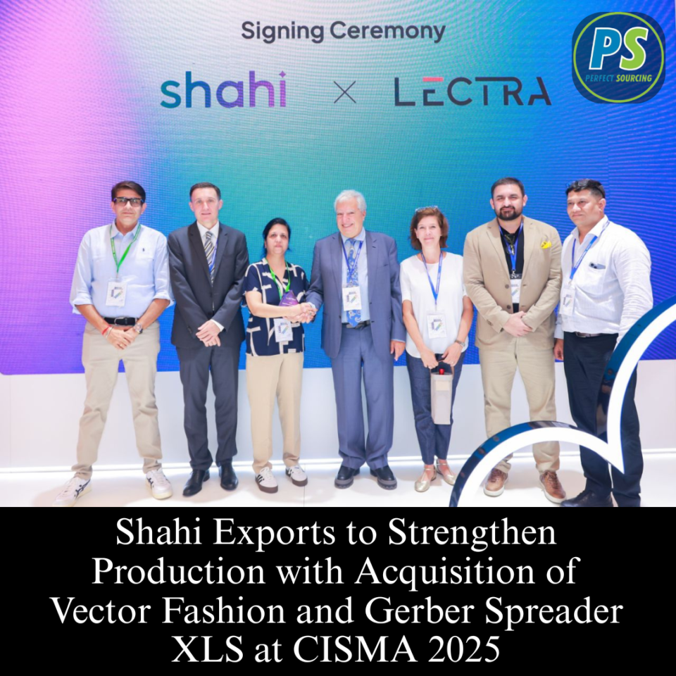 Shahi Exports to Strengthen Production with Acquisition of Vector Fashion and Gerber Spreader XLS at CISMA 2025