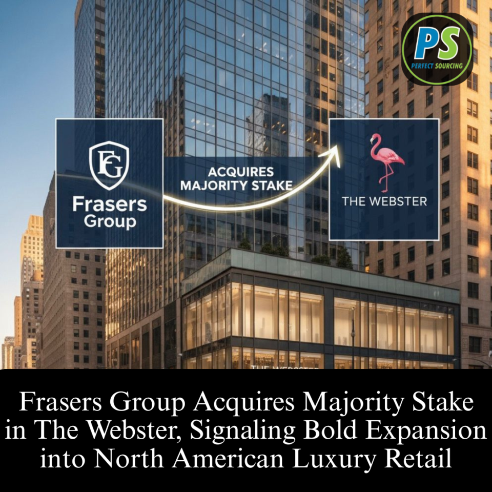 Frasers Group Acquires Majority Stake in The Webster, Signaling Bold Expansion into North American Luxury Retail