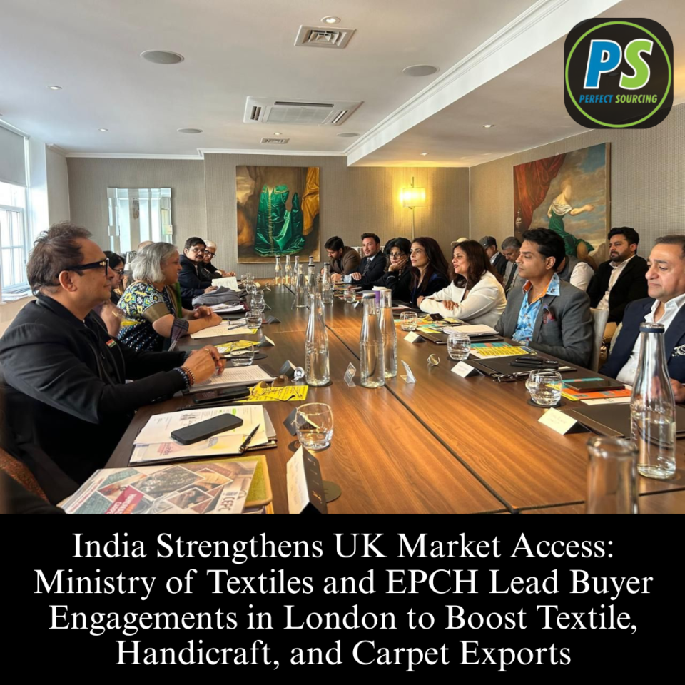 India Strengthens UK Market Access: Ministry of Textiles and EPCH Lead Buyer Engagements in London to Boost Textile, Handicraft, and Carpet Exports