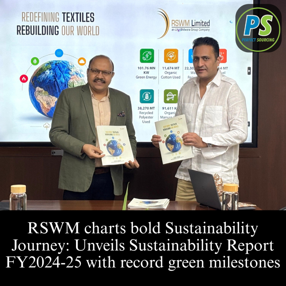 RSWM charts bold Sustainability Journey: Unveils Sustainability Report FY2024-25 with record green milestones