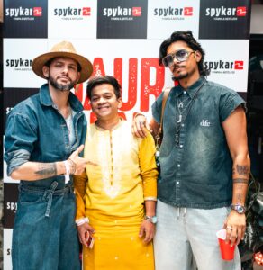 Influencer Mohit Hiranandani, Harsh Rane and many more influncers at Spykar store, Mumbai