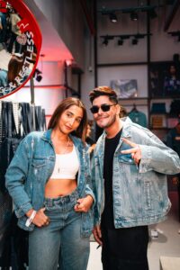 Rapper Wicked Sunny clicked with influencer Shanaya Makani