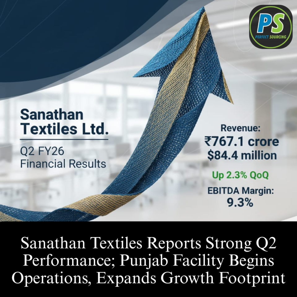 Sanathan Textiles Reports Strong Q2 Performance; Punjab Facility Begins Operations, Expands Growth Footprint