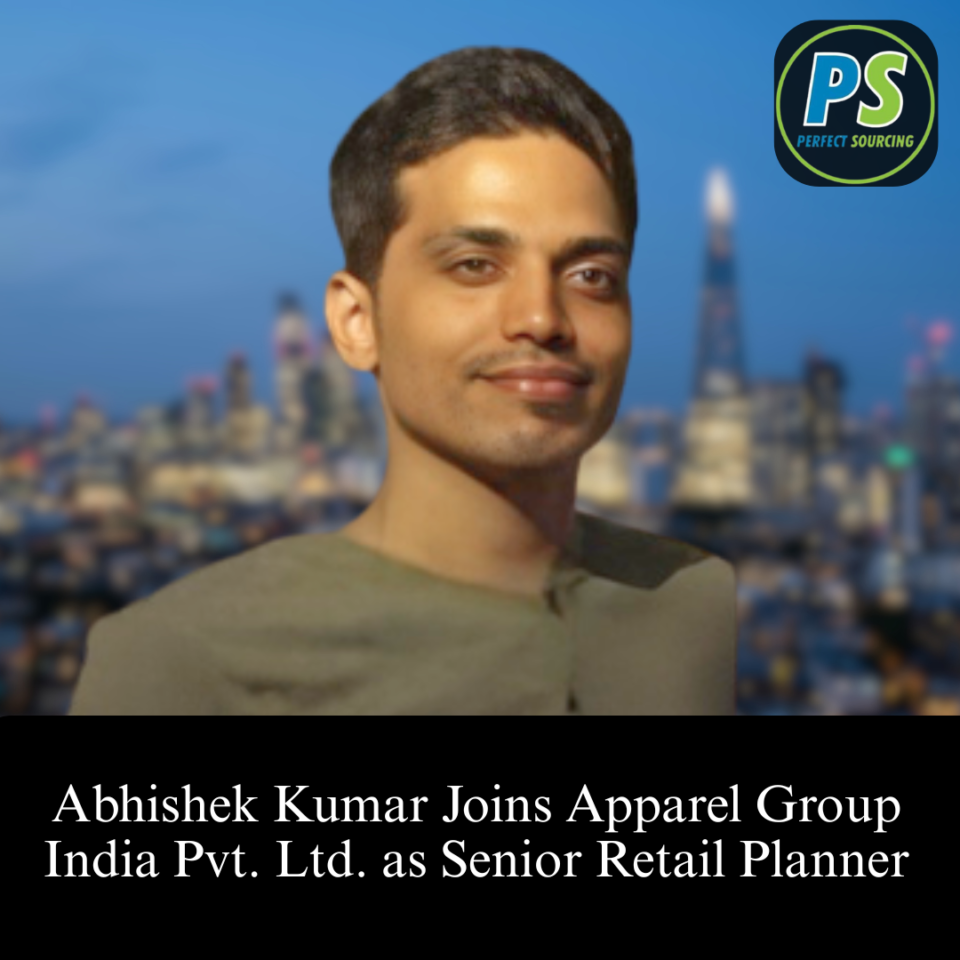 Abhishek Kumar Joins Apparel Group India Pvt. Ltd. as Senior Retail Planner