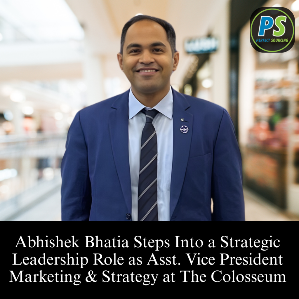 Abhishek Bhatia Steps Into a Strategic Leadership Role as Asst. Vice President – Marketing & Strategy at The Colosseum
