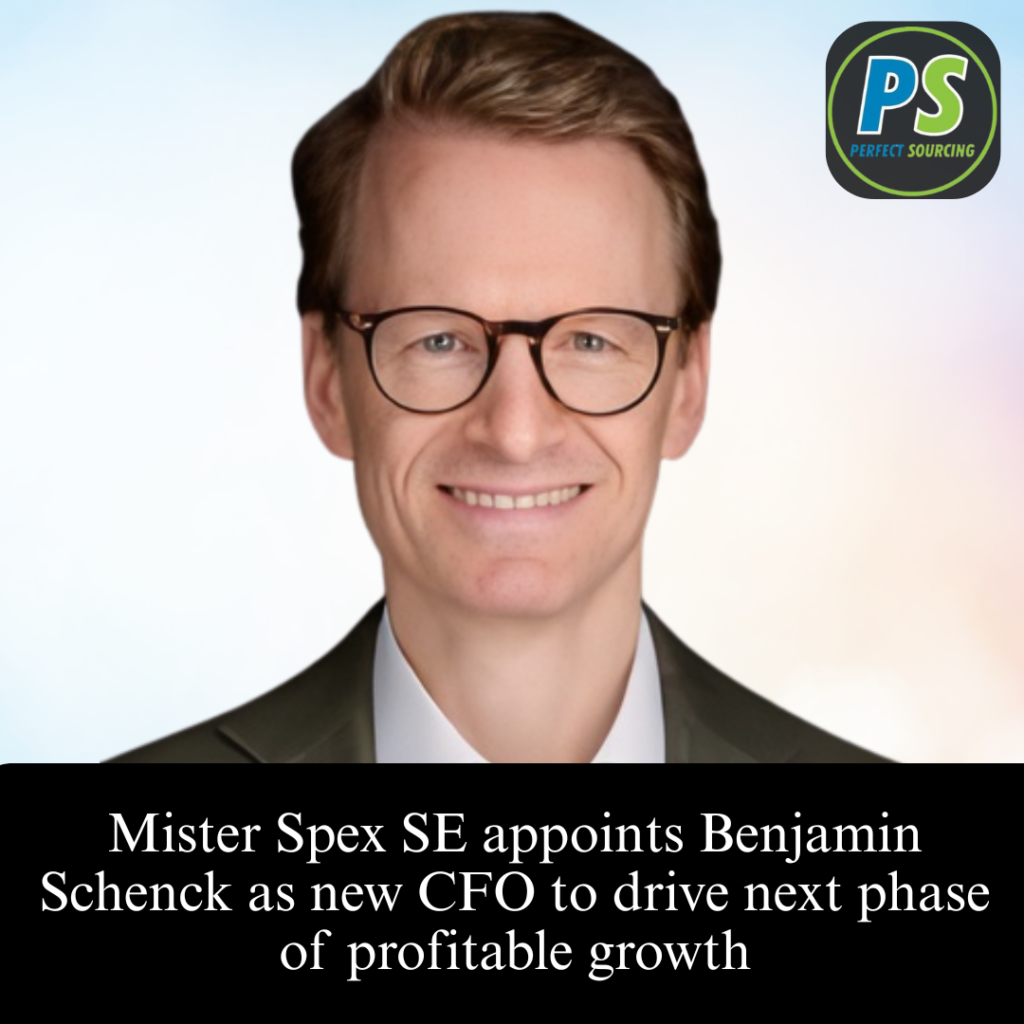Mister Spex SE appoints Benjamin Schenck as new CFO to drive next phase of profitable growth