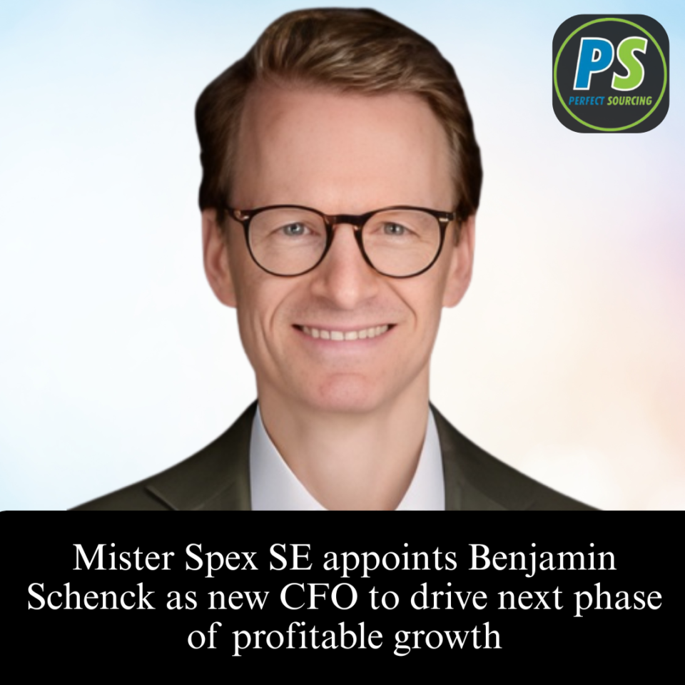 Mister Spex SE appoints Benjamin Schenck as new CFO to drive next phase of profitable growth