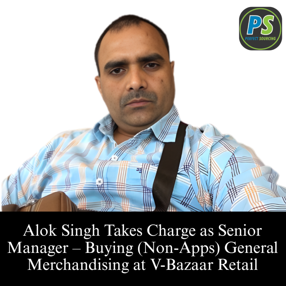 Alok Singh Takes Charge as Senior Manager – Buying (Non-Apps) General Merchandising at V-Bazaar Retail