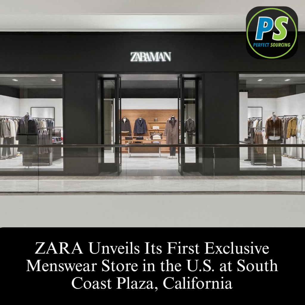 ZARA Unveils Its First Exclusive Menswear Store in the U.S. at South Coast Plaza, California