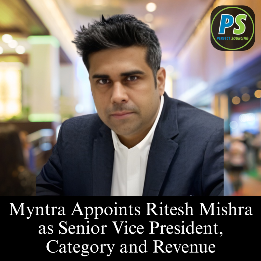 Myntra Appoints Ritesh Mishra as Senior Vice President, Category and Revenue