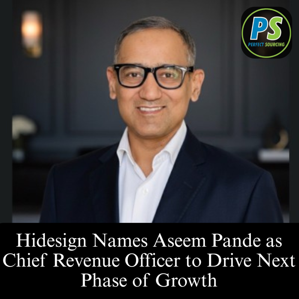 Hidesign Names Aseem Pande as Chief Revenue Officer to Drive Next Phase of Growth