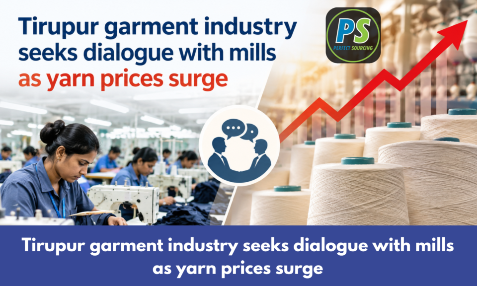 Tirupur garment industry seeks dialogue with mills as yarn prices surge