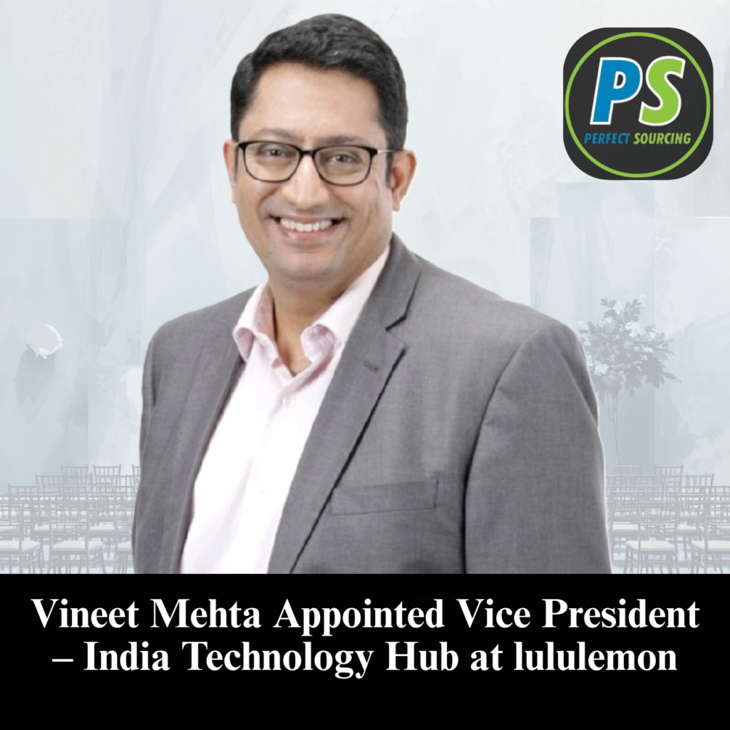 Vineet Mehta Appointed Vice President – India Technology Hub at lululemon
