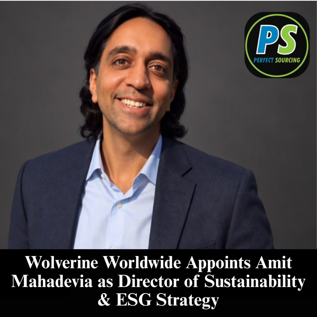 Wolverine Worldwide Appoints Amit Mahadevia as Director of Sustainability & ESG Strategy