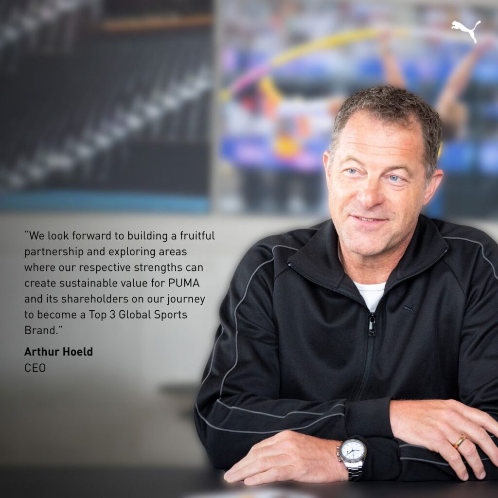 PUMA welcomes ANTA Sports as new largest shareholder